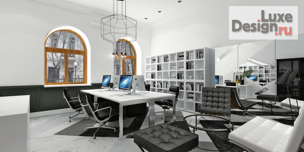 Дизайн интерьера офиса "Офис в особняке." (фото 2) от дизайнера Студия дизайна A STUDIO Дизайн интерьера офиса "Офис в особняке." (фото 2)