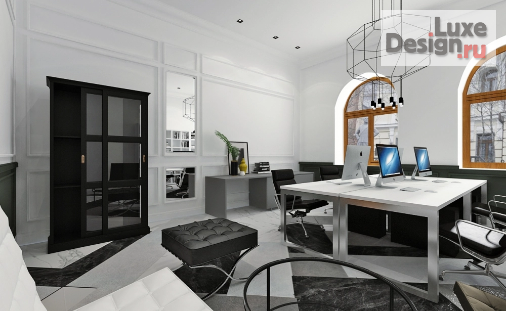 Дизайн интерьера офиса "Офис в особняке." (фото 1) от дизайнера Студия дизайна A STUDIO Дизайн интерьера офиса "Офис в особняке." (фото 1)