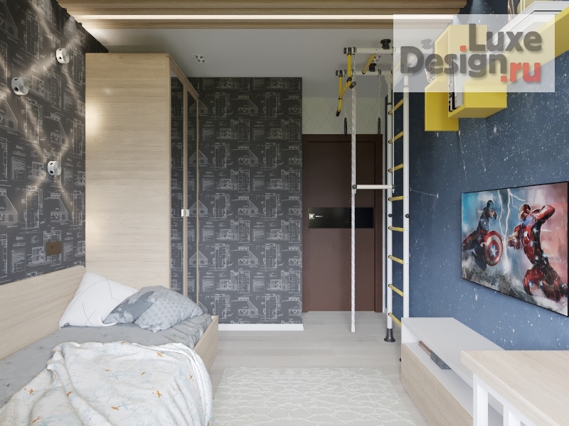 Дизайн интерьера трехкомнатной квартиры "Лето каждый день" (фото 12)