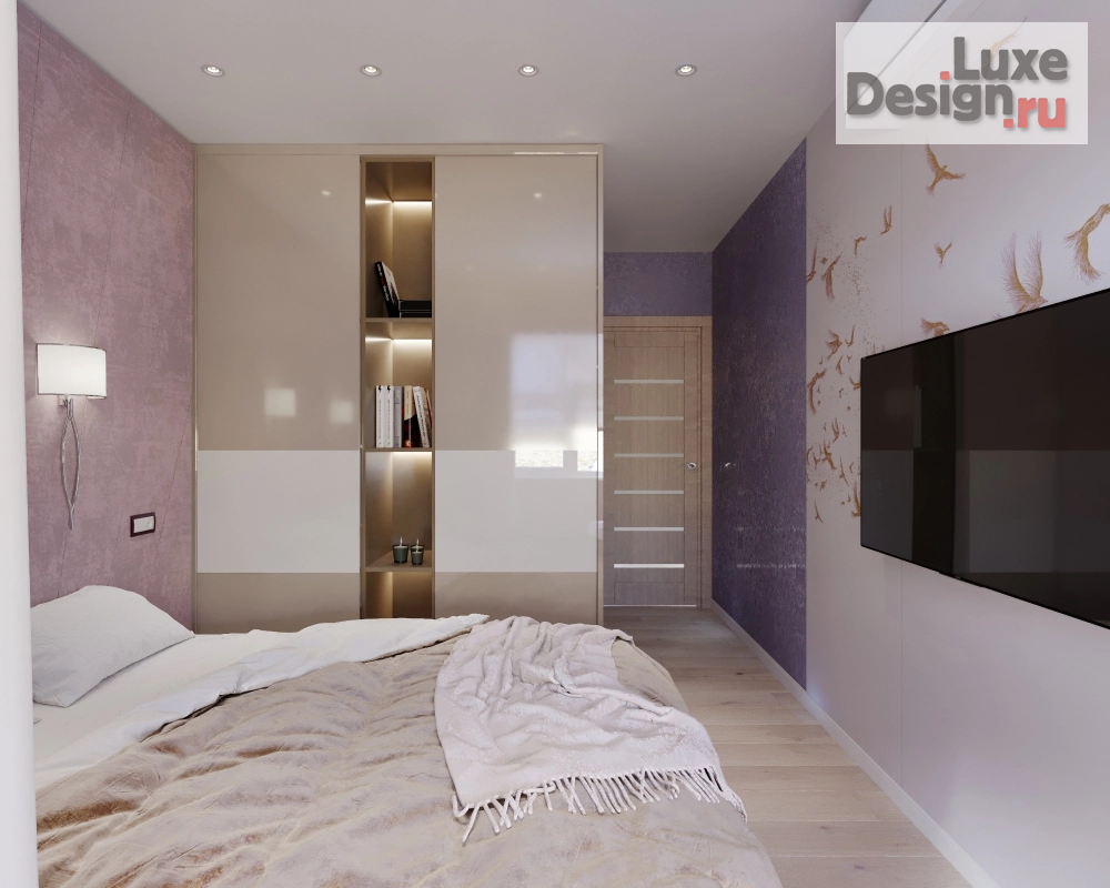 Дизайн интерьера трехкомнатной квартиры "Яркость цвета" (фото 6)