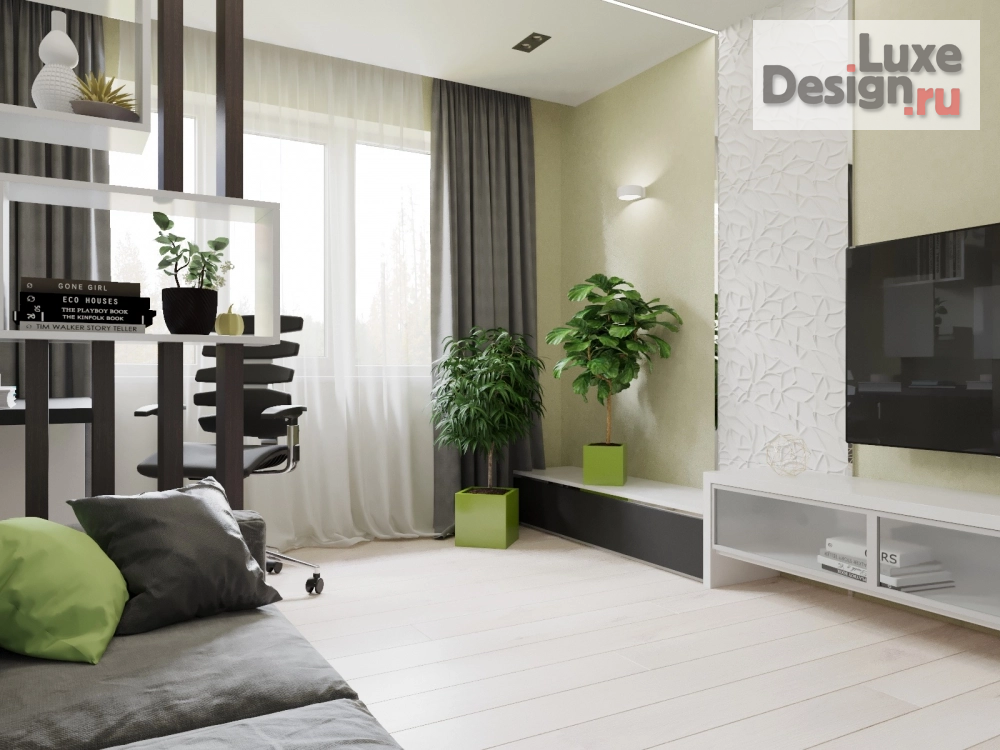 Дизайн интерьера трехкомнатной квартиры "Лето каждый день" (фото 6)