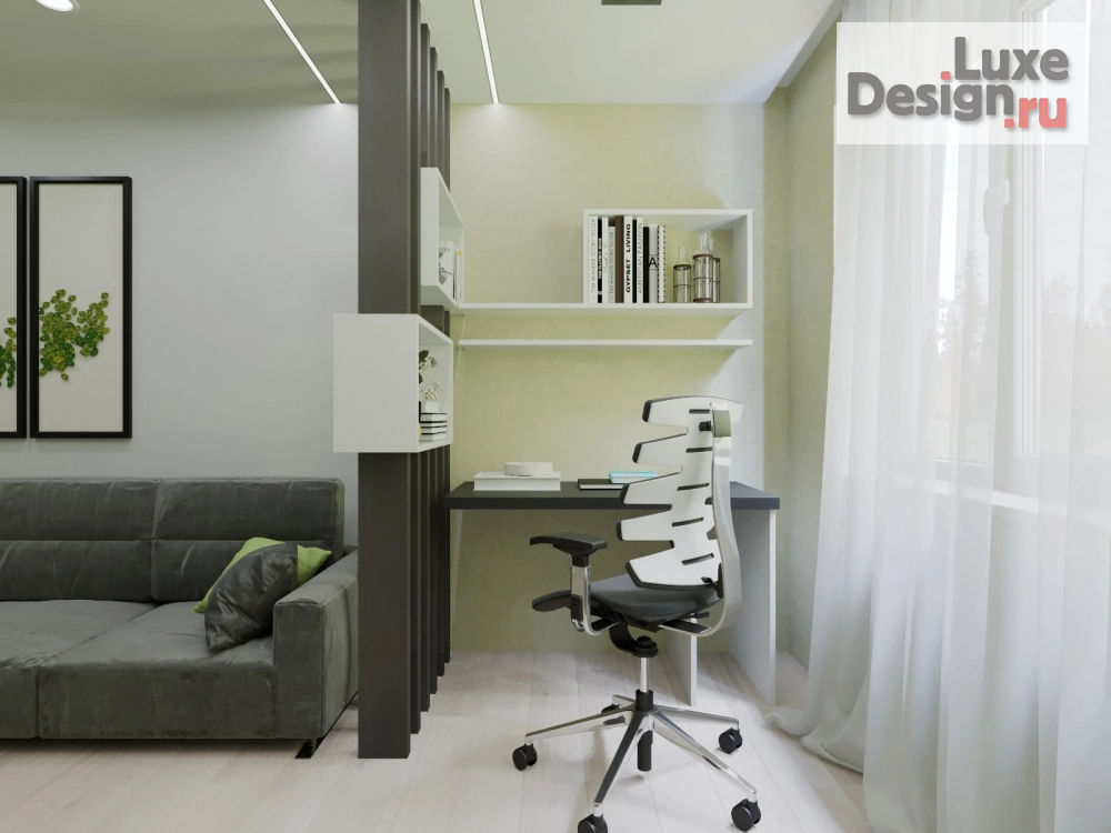 Дизайн интерьера трехкомнатной квартиры "Лето каждый день" (фото 3)