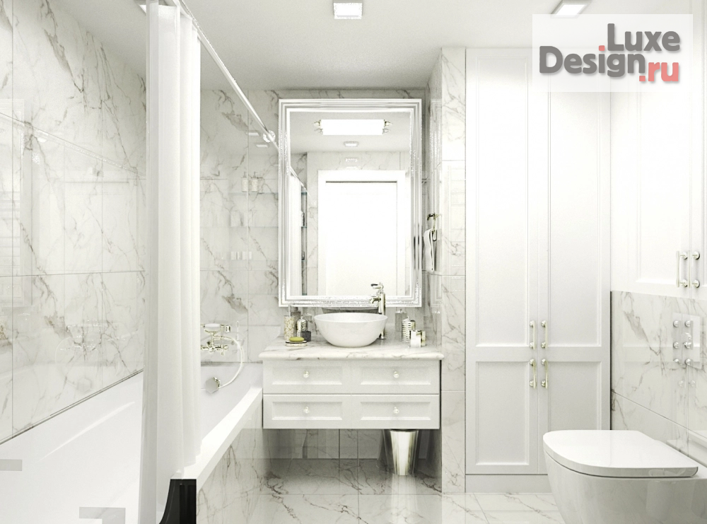 Дизайн интерьера квартиры "Квартира (ул. Тунгусская) – Владивосток, 2017 Общая площадь 55 м2" (фото 3)