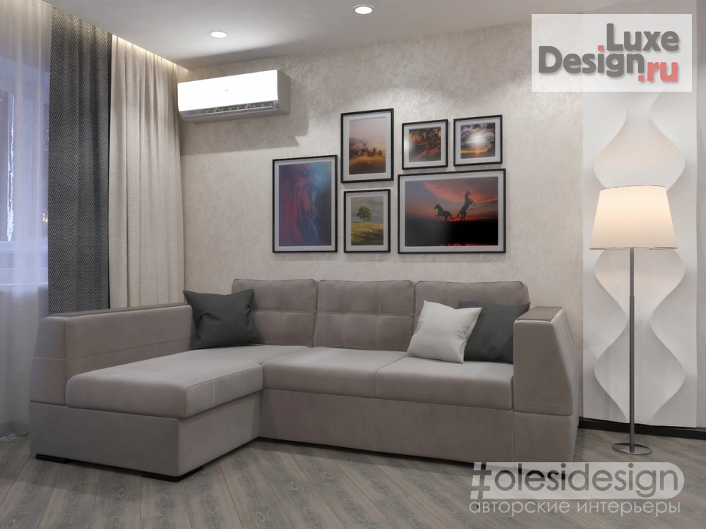 Дизайн интерьера трехкомнатной квартиры "Интерьер квартиры "Дружная семья"" (фото 8)