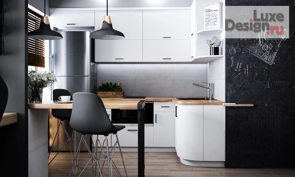 Дизайн интерьера однокомнатной квартиры "Реализация проекта по адресу, г. Владивосток ул. Луговая 59а" (фото 4)