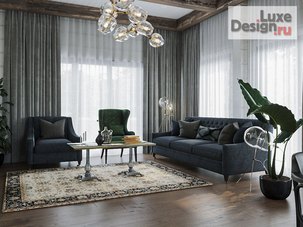 Дизайн интерьера загородного дома "Загородный дом для молодой семьи" (фото 2)