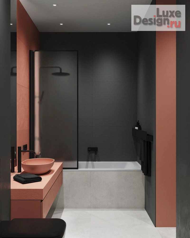 Дизайн интерьера ванной "Дизайн-проект ванной комнаты." (фото 5)