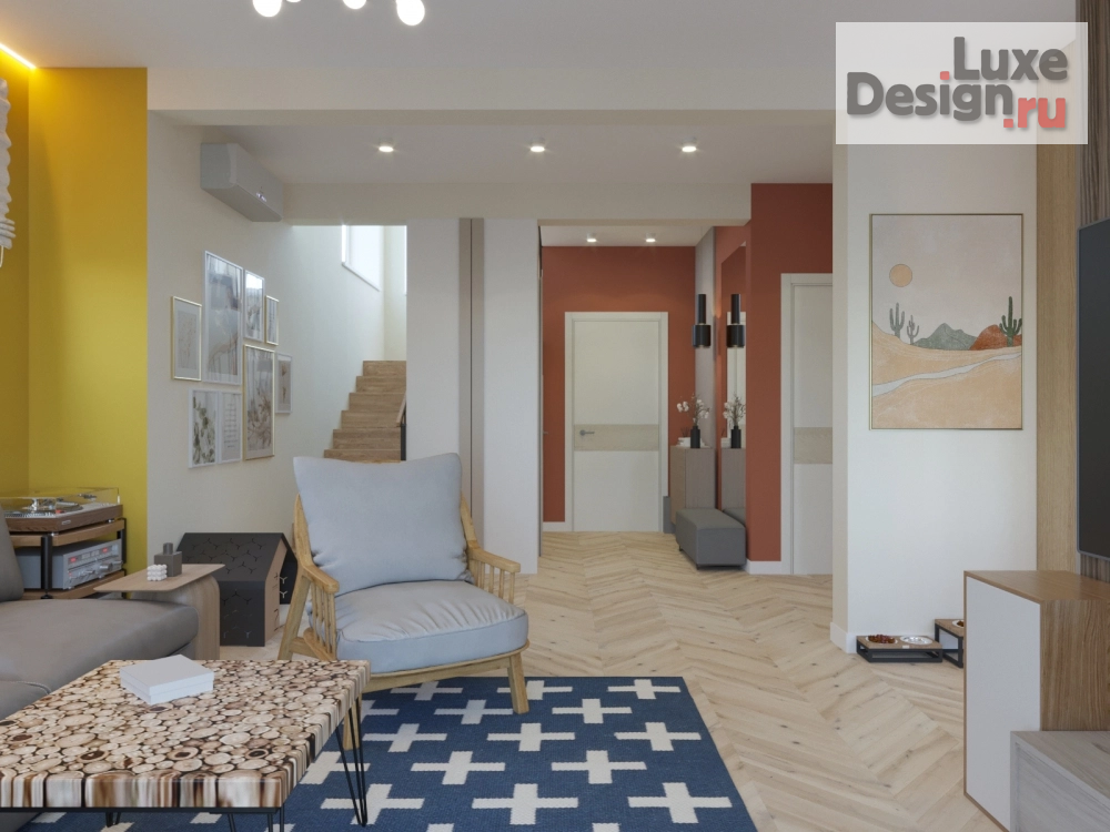 Дизайн интерьера таунхауса "Таун-хаус в поселке "Новый Де-Фриз"" (фото 8) от дизайнера ТИХИЙ Алексей Сергеевич Дизайн интерьера таунхауса "Таун-хаус в поселке "Новый Де-Фриз"" (фото 8)