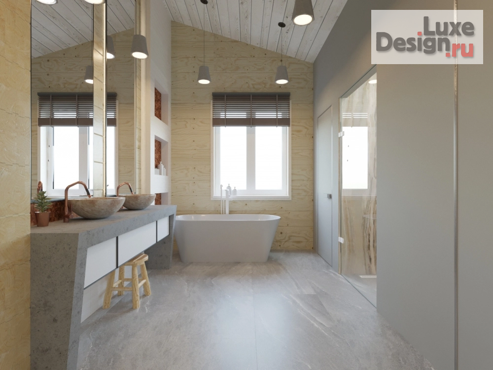 Дизайн интерьера загородного дома "Дом Солнца" (фото 22) от дизайнера ТИХИЙ Алексей Сергеевич Дизайн интерьера загородного дома "Дом Солнца" (фото 22)