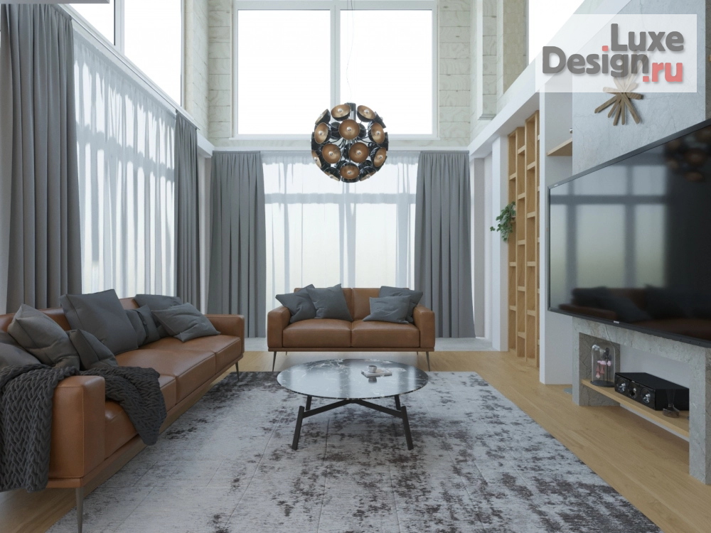 Дизайн интерьера загородного дома "Дом Солнца" (фото 15) от дизайнера ТИХИЙ Алексей Сергеевич Дизайн интерьера загородного дома "Дом Солнца" (фото 15)