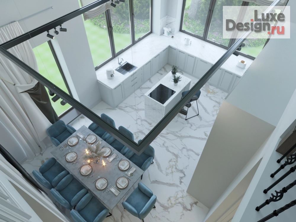 Дизайн интерьера коттеджа "Дом в селе "Прохладное"" (фото 13)