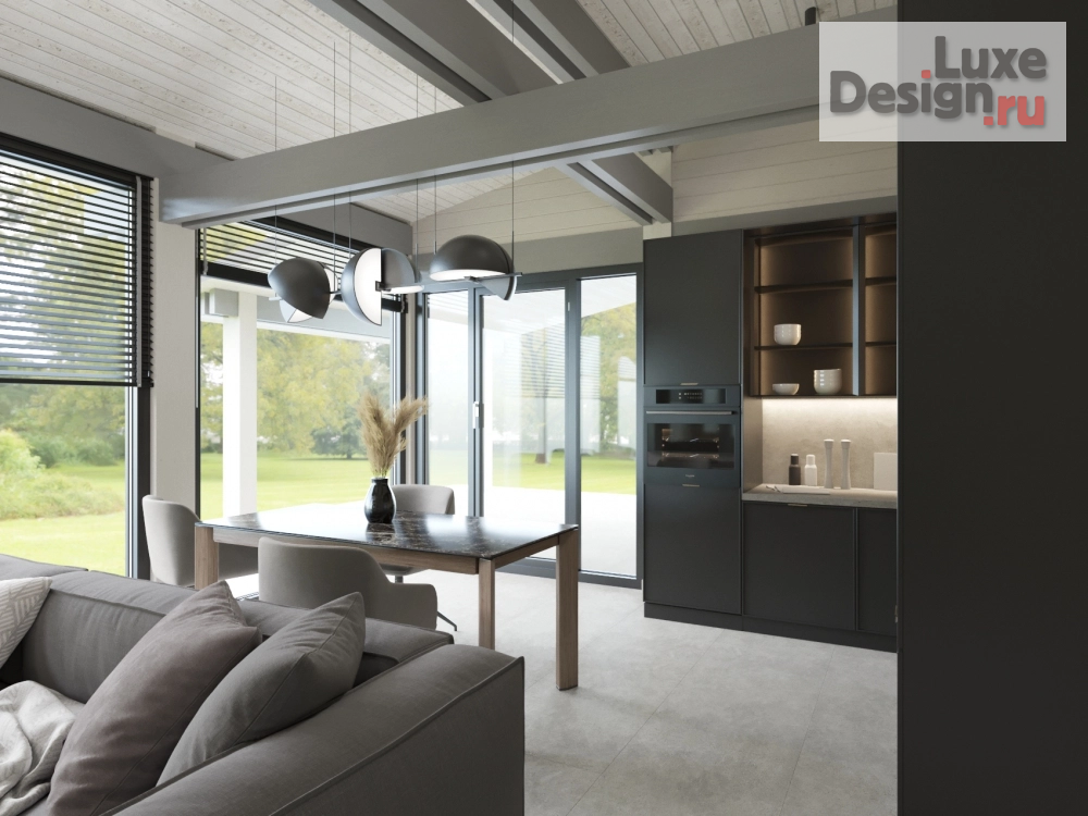 Дизайн интерьера частного дома "Фахверковый дом в поселке "Дубровский" Приморского края" (фото 2)