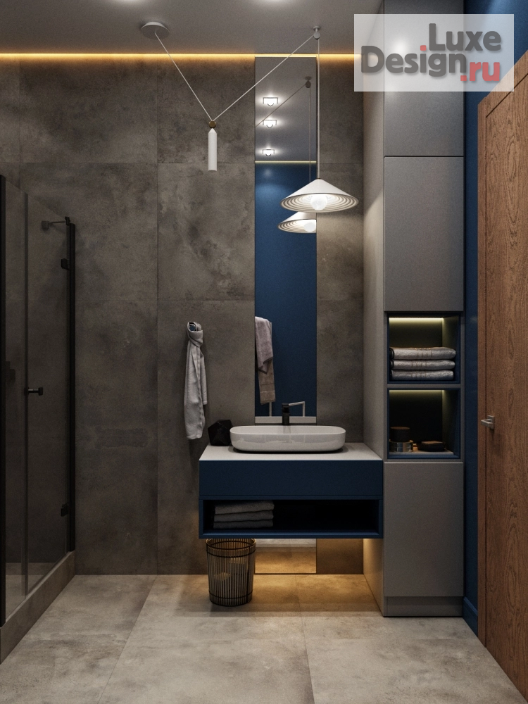 Дизайн интерьера четырехкомнатной квартиры "Дизайн проект квартиры ЖК Пряники" (фото 56)