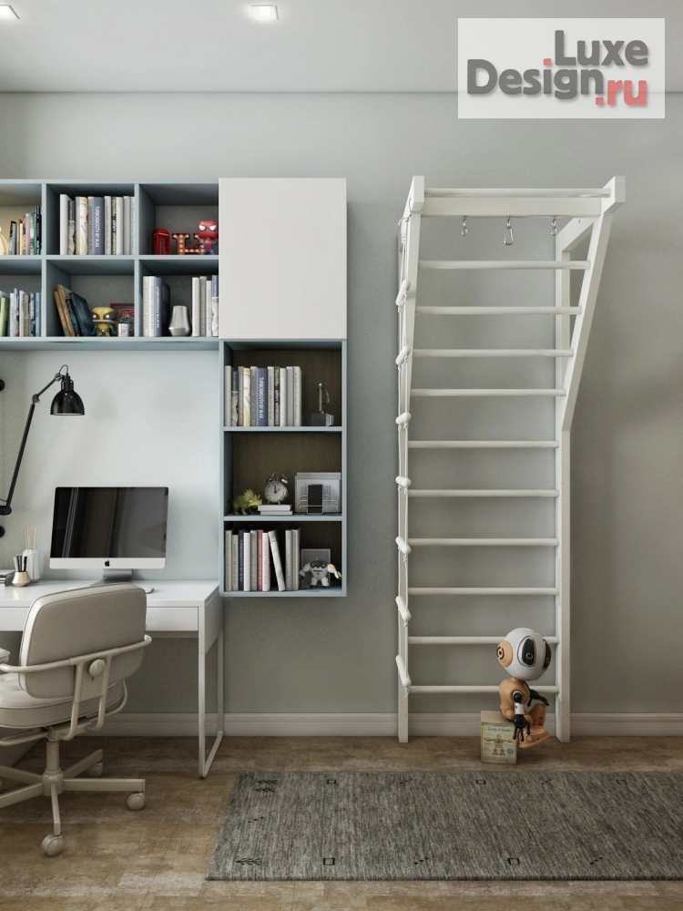 Дизайн интерьера четырехкомнатной квартиры "Дизайн проект квартиры ЖК Пряники" (фото 36)