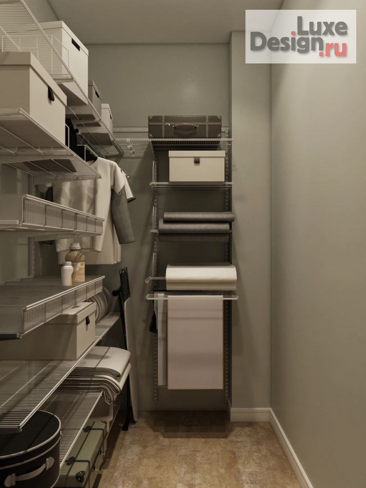 Дизайн интерьера четырехкомнатной квартиры "Дизайн проект квартиры ЖК Пряники" (фото 63)