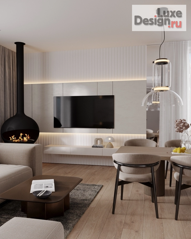 Дизайн интерьера трехкомнатной квартиры "ЖК Пряники" (фото 3)