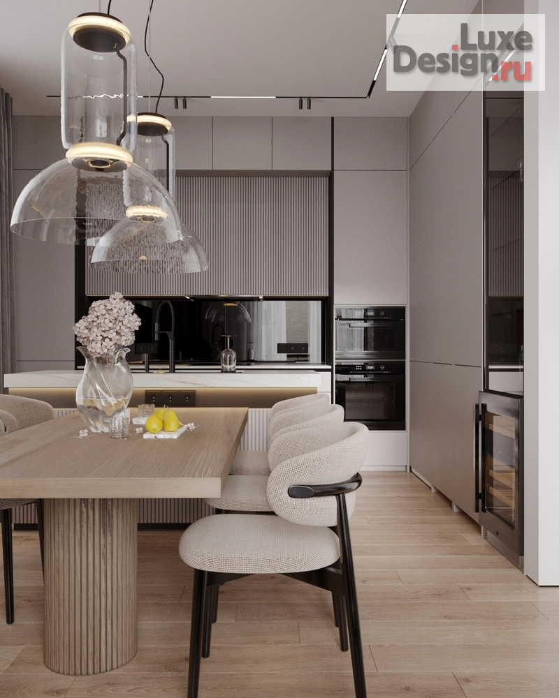 Дизайн интерьера трехкомнатной квартиры "ЖК Пряники" (фото 1)