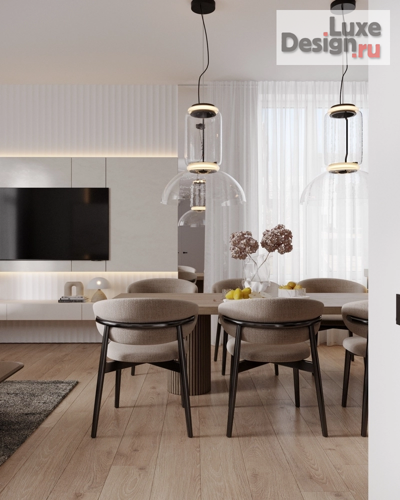 Дизайн интерьера трехкомнатной квартиры "ЖК Пряники" (фото 4)