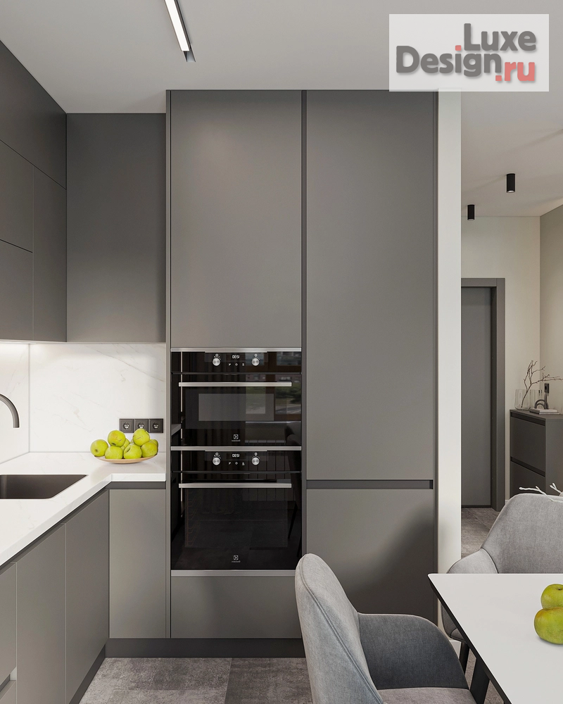 Дизайн интерьера двухкомнатной квартиры "ЖК "Мёд"" (фото 11)