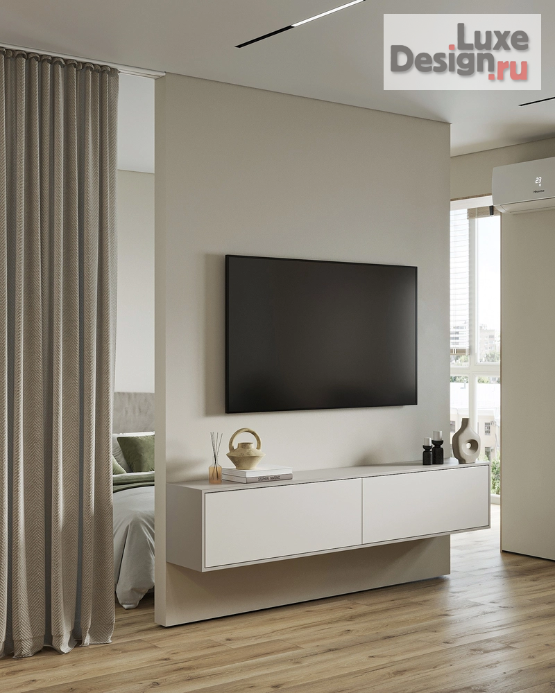 Дизайн интерьера однокомнатной квартиры "ЖК "Зелёный бульвар"" (фото 14) от дизайнера Горкавчук Наталья Дизайн интерьера однокомнатной квартиры "ЖК "Зелёный бульвар"" (фото 14)