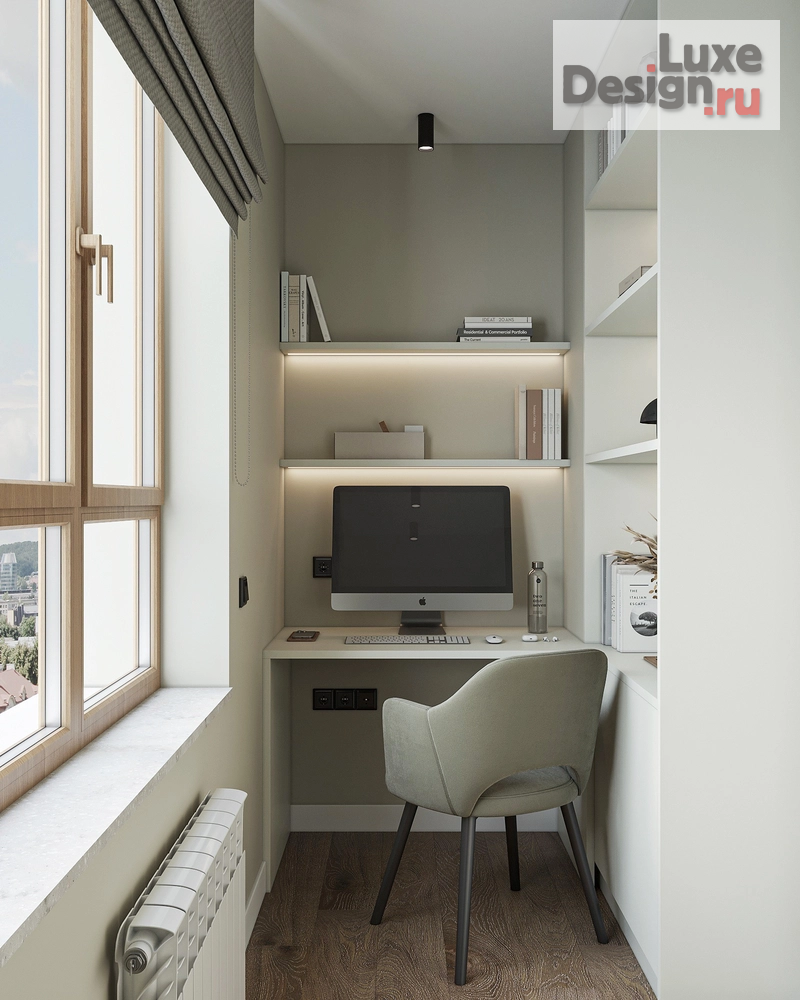 Дизайн интерьера двухкомнатной квартиры "ЖК "Мёд"" (фото 19)