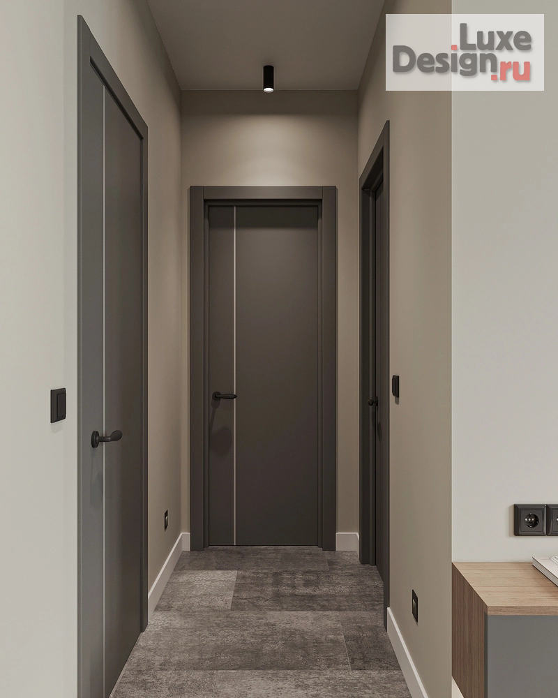 Дизайн интерьера двухкомнатной квартиры "ЖК "Мёд"" (фото 2)