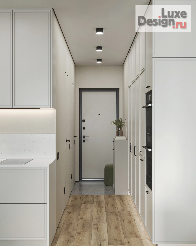 Дизайн интерьера однокомнатной квартиры "ЖК "Зелёный бульвар"" (фото 2) от дизайнера Горкавчук Наталья Дизайн интерьера однокомнатной квартиры "ЖК "Зелёный бульвар"" (фото 2)