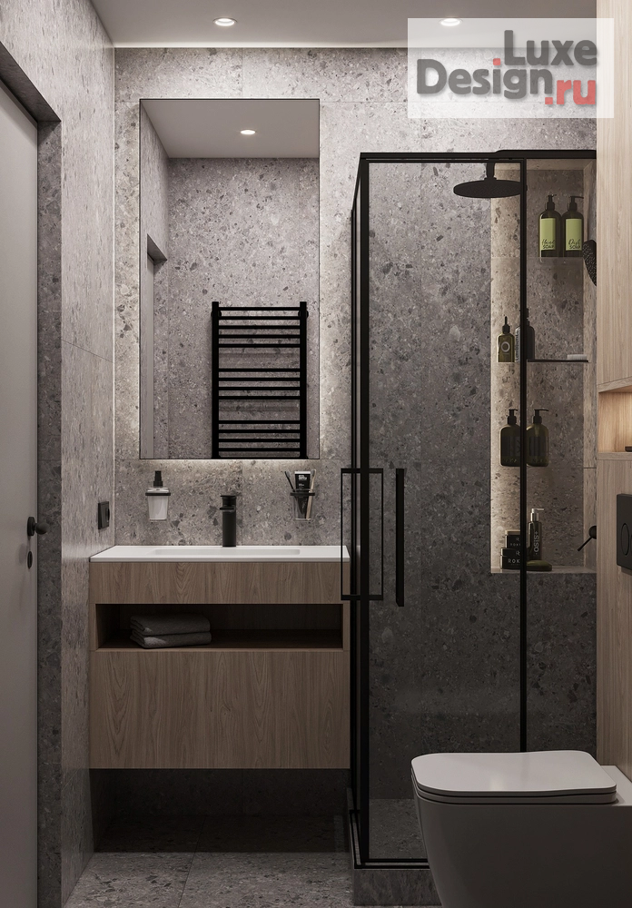 Дизайн интерьера однокомнатной квартиры "ЖК "Зелёный бульвар"" (фото 22) от дизайнера Горкавчук Наталья Дизайн интерьера однокомнатной квартиры "ЖК "Зелёный бульвар"" (фото 22)