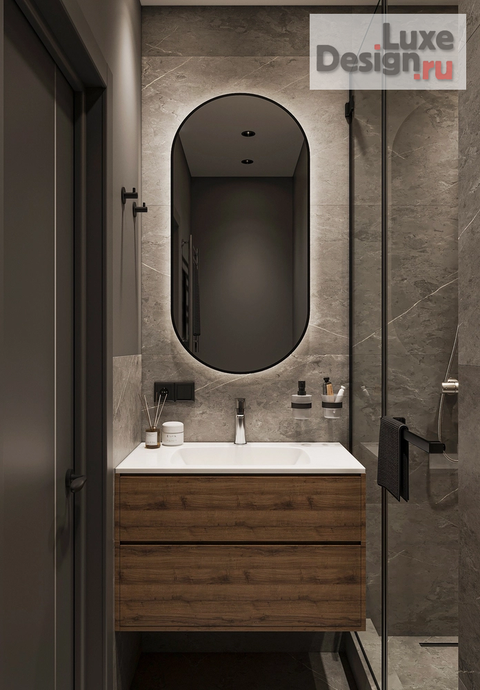 Дизайн интерьера двухкомнатной квартиры "ЖК "Мёд"" (фото 25)