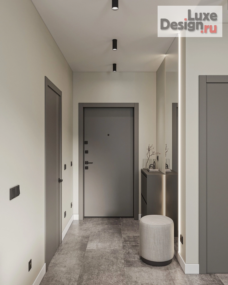 Дизайн интерьера двухкомнатной квартиры "ЖК "Мёд"" (фото 4)