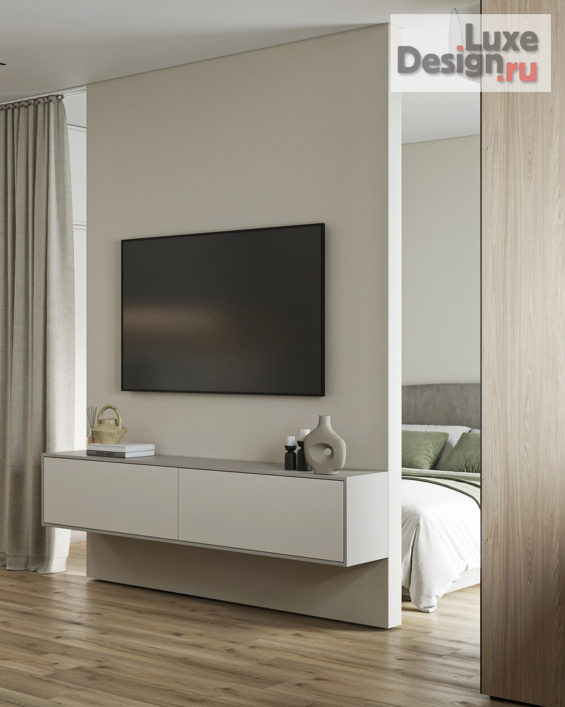 Дизайн интерьера однокомнатной квартиры "ЖК "Зелёный бульвар"" (фото 7) от дизайнера Горкавчук Наталья Дизайн интерьера однокомнатной квартиры "ЖК "Зелёный бульвар"" (фото 7)