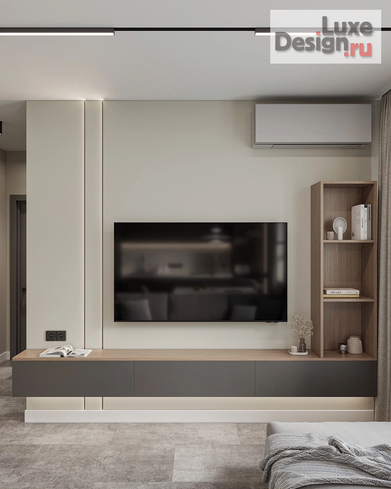 Дизайн интерьера двухкомнатной квартиры "ЖК "Мёд"" (фото 6)