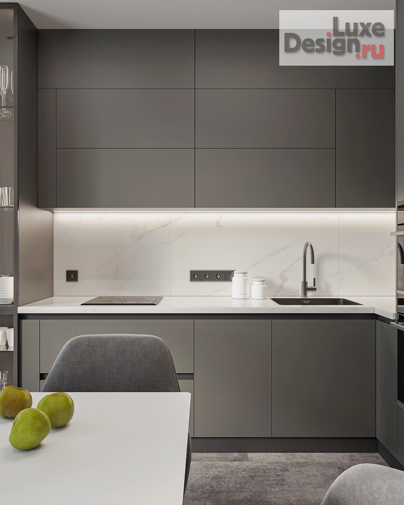 Дизайн интерьера двухкомнатной квартиры "ЖК "Мёд"" (фото 10)