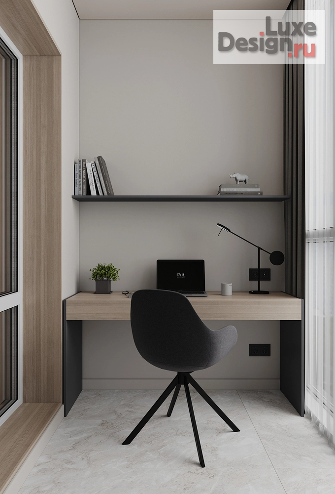 Дизайн интерьера трехкомнатной квартиры "Минимализм ЖК Дом на Полетаева Владивосток" (фото 14)
