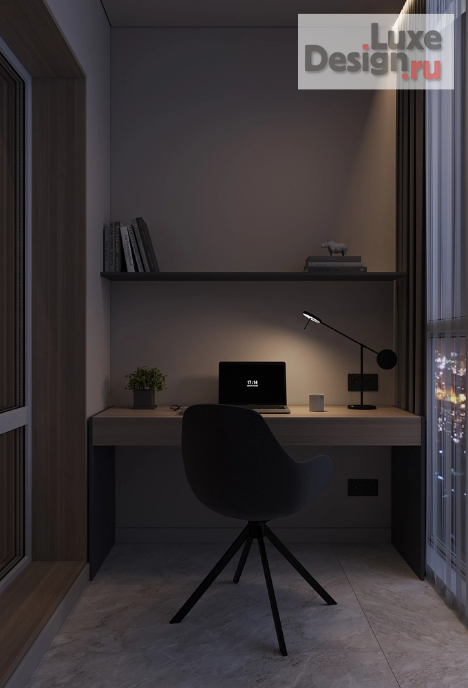 Дизайн интерьера трехкомнатной квартиры "Минимализм ЖК Дом на Полетаева Владивосток" (фото 28)