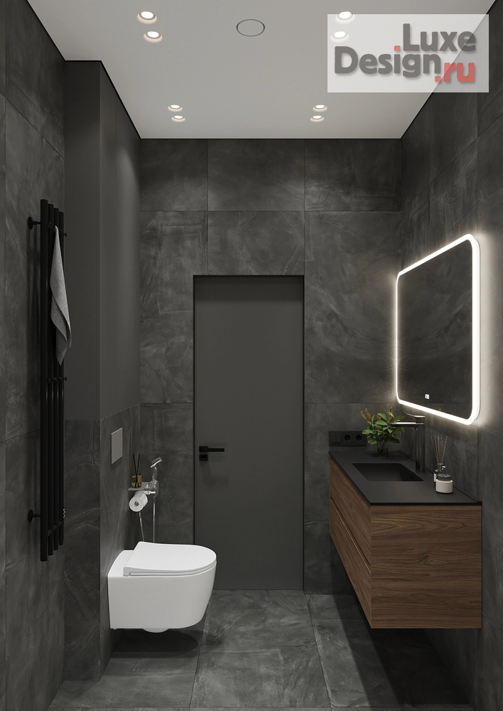 Дизайн интерьера трехкомнатной квартиры "Минимализм ЖК Дом на Полетаева Владивосток" (фото 38)