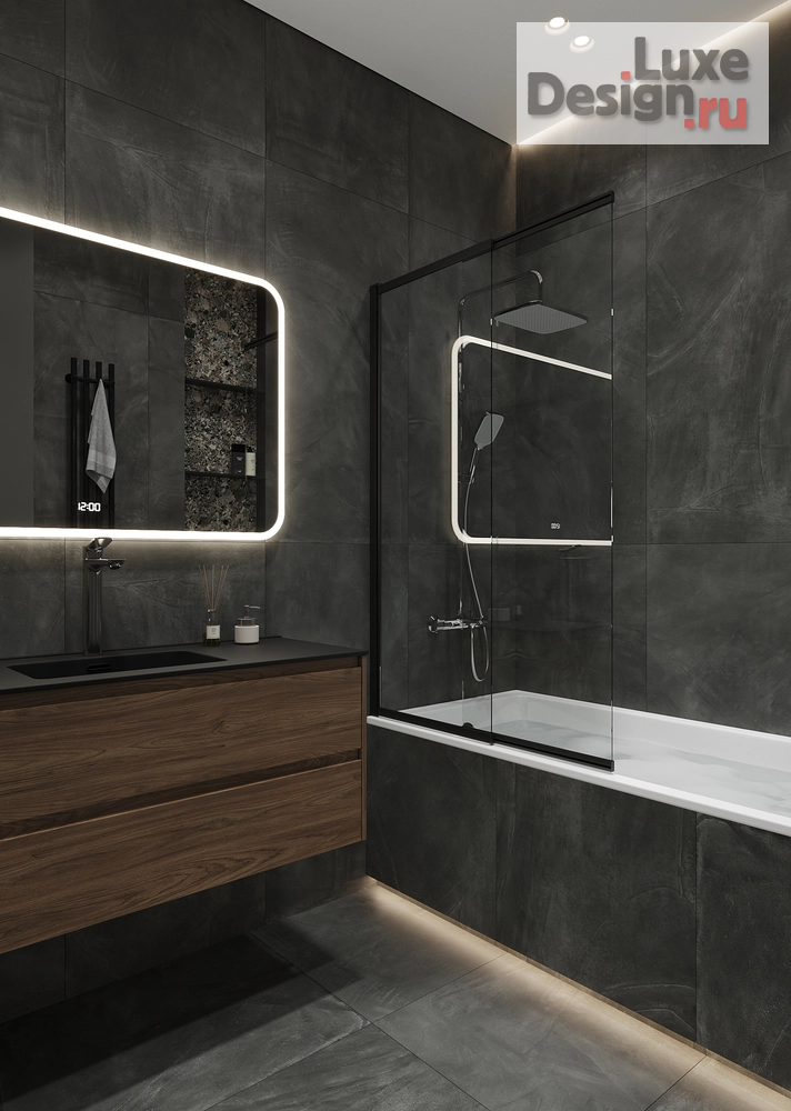 Дизайн интерьера трехкомнатной квартиры "Минимализм ЖК Дом на Полетаева Владивосток" (фото 39)