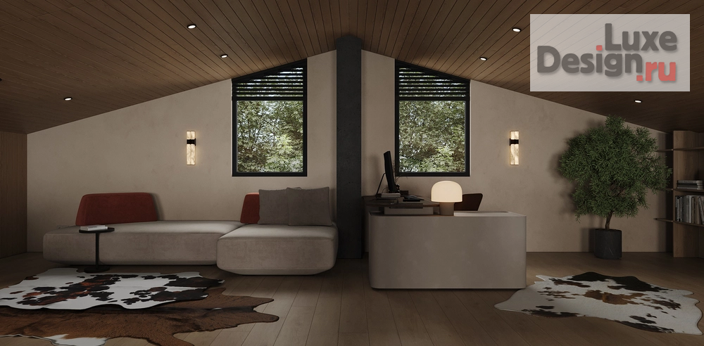 Дизайн интерьера загородного дома "Дом на острове Русский" (фото 3)