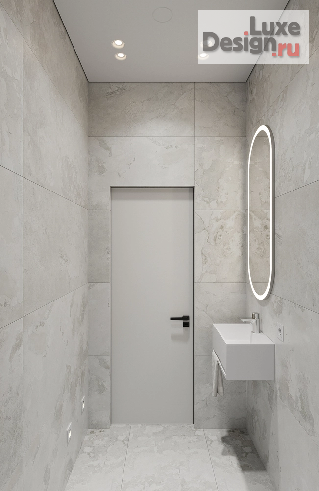 Дизайн интерьера трехкомнатной квартиры "Минимализм ЖК Дом на Полетаева Владивосток" (фото 42)