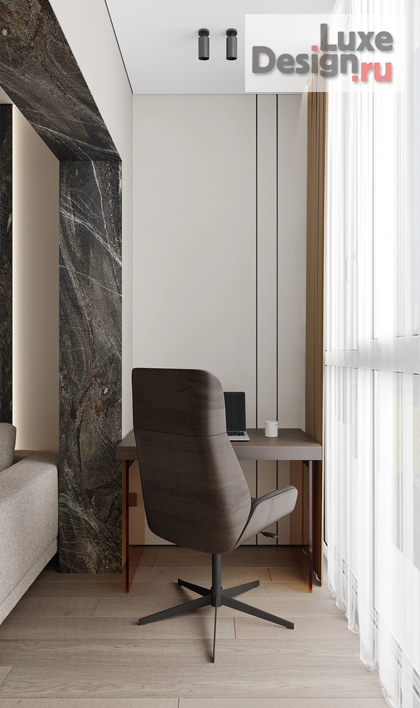 Дизайн интерьера квартиры "Роскошь и минимализм в ЖК Дом на Зеленом Бульваре" (фото 19) от дизайнера Байдак Наталья Сергеевна Дизайн интерьера квартиры "Роскошь и минимализм в ЖК Дом на Зеленом Бульваре" (фото 19)