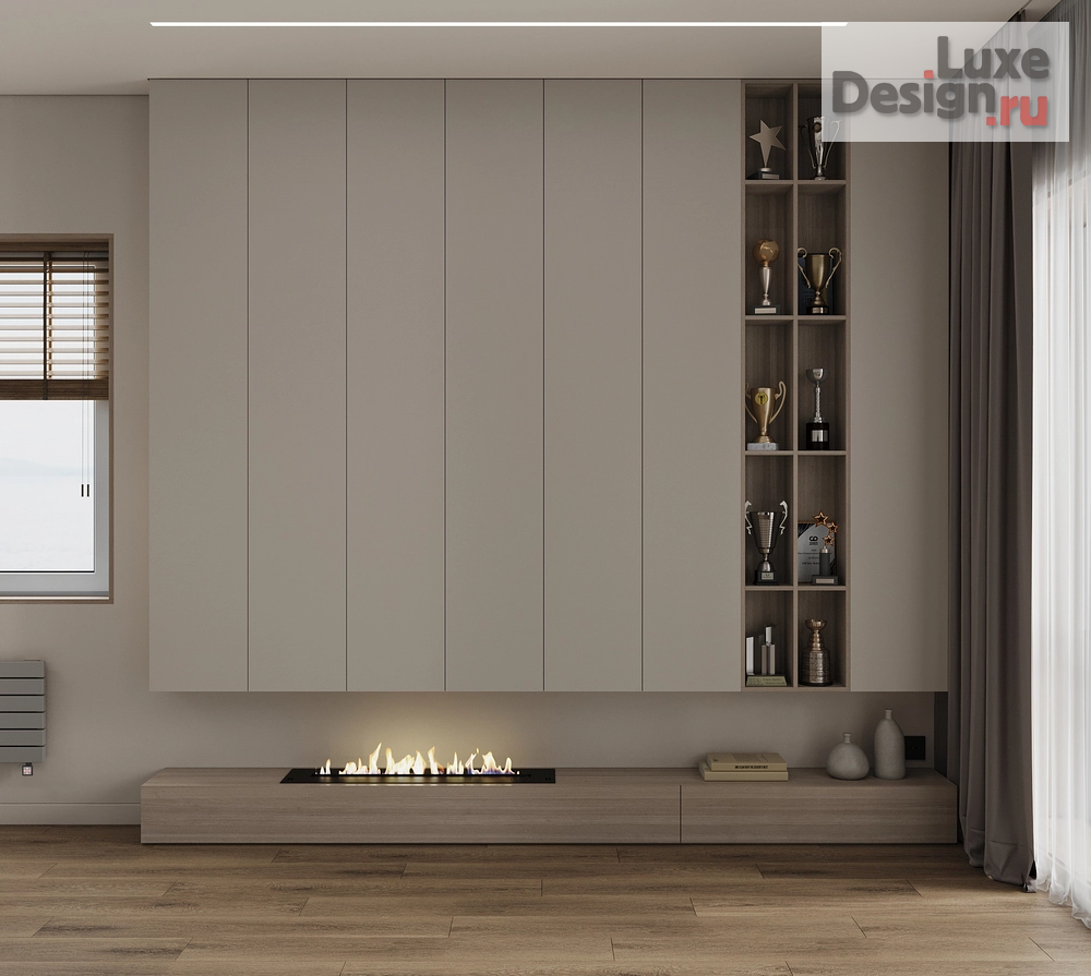 Дизайн интерьера трехкомнатной квартиры "Минимализм ЖК Дом на Полетаева Владивосток" (фото 7)