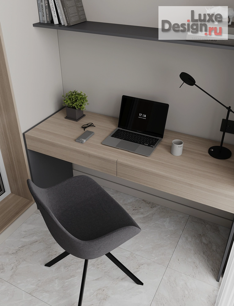 Дизайн интерьера трехкомнатной квартиры "Минимализм ЖК Дом на Полетаева Владивосток" (фото 16)