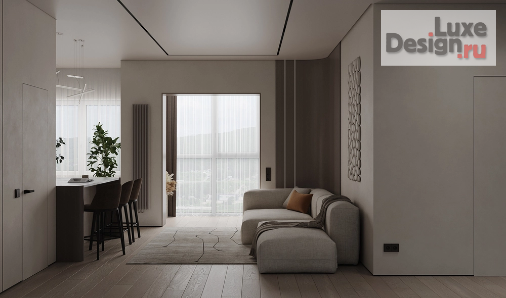 Дизайн интерьера квартиры "Роскошь и минимализм в ЖК Дом на Зеленом Бульваре" (фото 10) от дизайнера Байдак Наталья Сергеевна Дизайн интерьера квартиры "Роскошь и минимализм в ЖК Дом на Зеленом Бульваре" (фото 10)