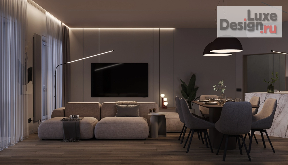 Дизайн интерьера трехкомнатной квартиры "Минимализм ЖК Дом на Полетаева Владивосток" (фото 32)
