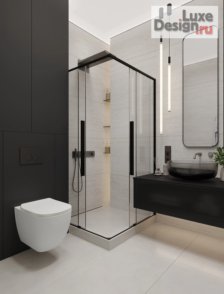 Дизайн интерьера квартиры "Роскошь и минимализм в ЖК Дом на Зеленом Бульваре" (фото 36)