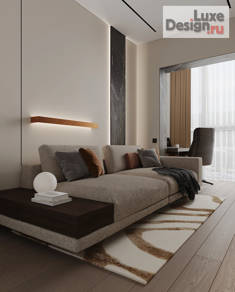 Дизайн интерьера квартиры "Роскошь и минимализм в ЖК Дом на Зеленом Бульваре" (фото 22) от дизайнера Байдак Наталья Сергеевна Дизайн интерьера квартиры "Роскошь и минимализм в ЖК Дом на Зеленом Бульваре" (фото 22)