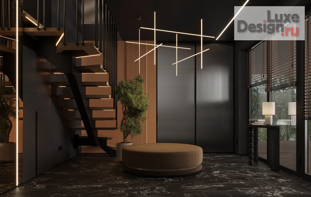 Дизайн интерьера загородного дома "Дом на острове Русский" (фото 15)