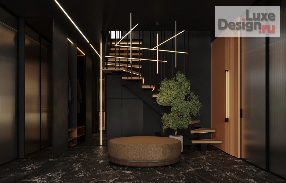 Дизайн интерьера загородного дома "Дом на острове Русский" (фото 17)