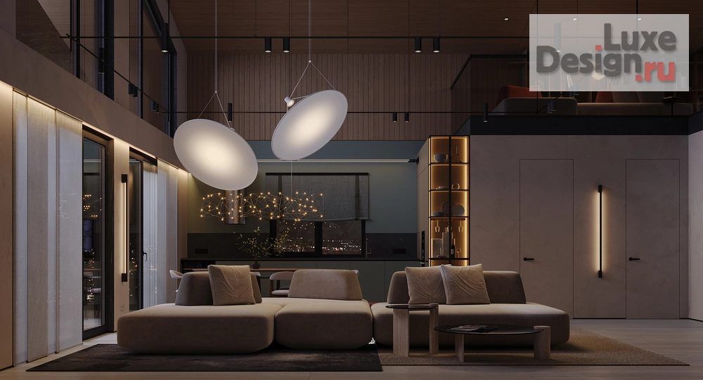 Дизайн интерьера загородного дома "Дом на острове Русский" (фото 10)