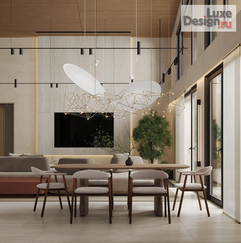 Дизайн интерьера загородного дома "Дом на острове Русский" (фото 6)